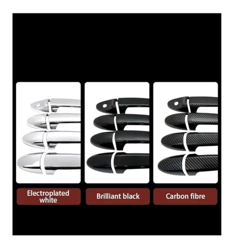Couverture extérieure de poignée pour RAV 4 XA40 finition luxe design 2013-2018 - 4