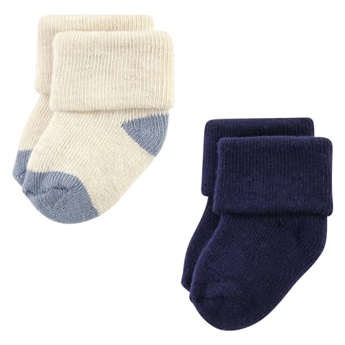 Image of Hudson Baby Baby 8-pack Cotton Rich Newborn and Terry Socks