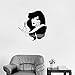 Produktbild Njuxcnhg Wandaufkleber Friseursalon Aufkleber Wandkunst Vinyl Abnehmbare Beauty Salon Stylist Schöne Frau Aufkleber Mädchen Zimmer Neue Dekoration Poster Lc221