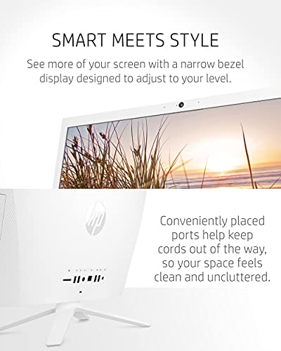Hp 21 All-In-One Pc, Amd 3020E Processor, 4 Gb Ram, 128 Gb Ssd Storage, 20.7-Inch Full Hd Display, Windows 10 Home In S Mode, Adjustable Screen, Privacy Camera, Dual-Array Mics (21-B1010, 2021) #TOP4