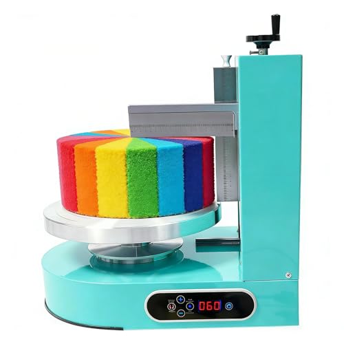 Automatischer Kuchenglätter – 200 W einstellbare Geschwindigkeit, Kuchenglasur-Drehteller für 10,2–30,5 cm Schichtkuchen, kompaktes Design für Heimbäcker und Bäckereien, perfekt für glatte Oberflächen