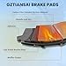 Semi-Metallic Brake Pads Front and Rear Kits, Brakes Pads Set Replace# 102.0157, 102.0077 fits Peugeot 504 2.0L 1971 1974-1979, fits 504 2.3L 1977-1979 1983, fits 504 2.1L 1974-1976, Replacement Parts