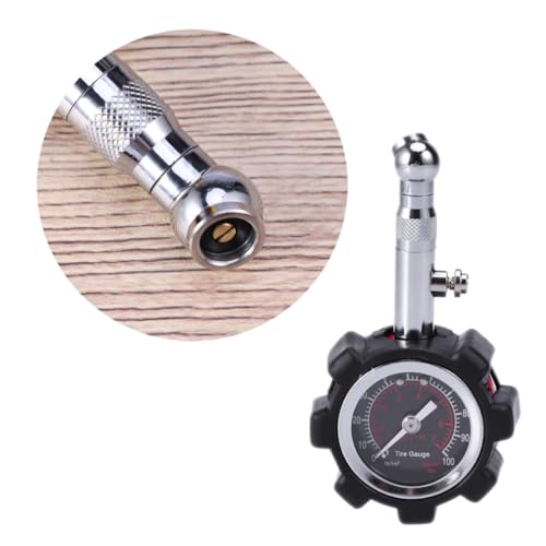 PRETYZOOM Shockproof Digital Tire Pressure Gauge for Cars Suvs Trucks High Pressure Easy One Hand Operation Accurate Readings for Safe Driving Black