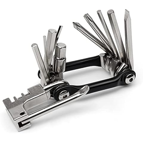 11-in-1 Multifunctional Bicycle Tool, CHSEROK Bicycle Multitool, with Chain Rivet, Bicycle Tool, Can Be Used for Bicycle Repairs Cover
