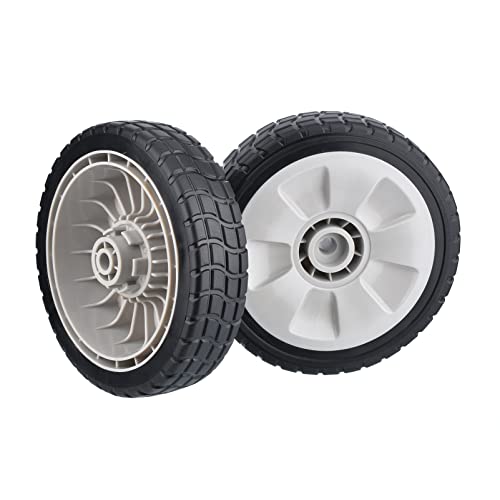 Cancanle Rueda Delantera de Repuesto de 8 Pulgadas para Honda 44710-VG3-000 44710-VG3-010 Compatible con HRR216 HRS216 HRT216, 2 Piezas