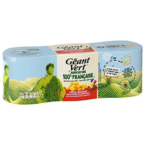 GÉANT VERT MAÏS EXTRA CROQUANT 1/4 X 3 420G, GEANT VERT, LOT DE 4