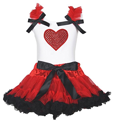 Robe sexy et jupe à paillettes femme style Saint-Valentin