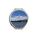 Waves And Reefs Photography Hand Compact Mirror Round Portable Pocket Glass