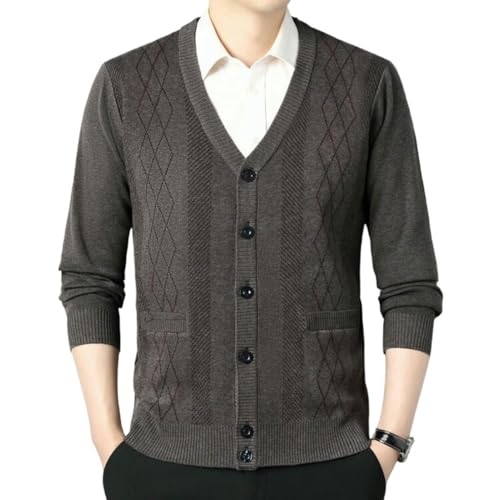 Pull en cachemire homme veste casual idéale pour le bureau et sorties