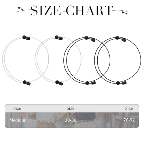 YUXIANLB 4 bandas ajustables de sujeción para camisa elástica invisible para insertar blusas top oficina negocios moda de noche versátil soporte para camisa para hombre mujer camiseta Stay System,