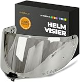 Everalo kompatibel mit Visier LS2 FF811 - Vector 2 - Vector II Carbon (Verspiegelt Chrom)