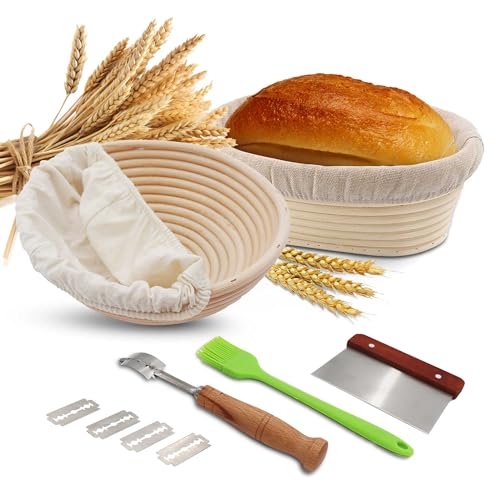 SliceElite Banneton Proofing Basket Set – 9