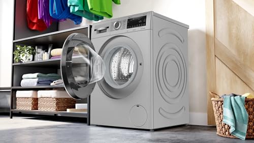 Image of Bosch 8 kg 5 Star Fully-Automatic Front Loading Washing Machine (WGA2341SIN, Silver, AI active water plus, In-Built Heater)
