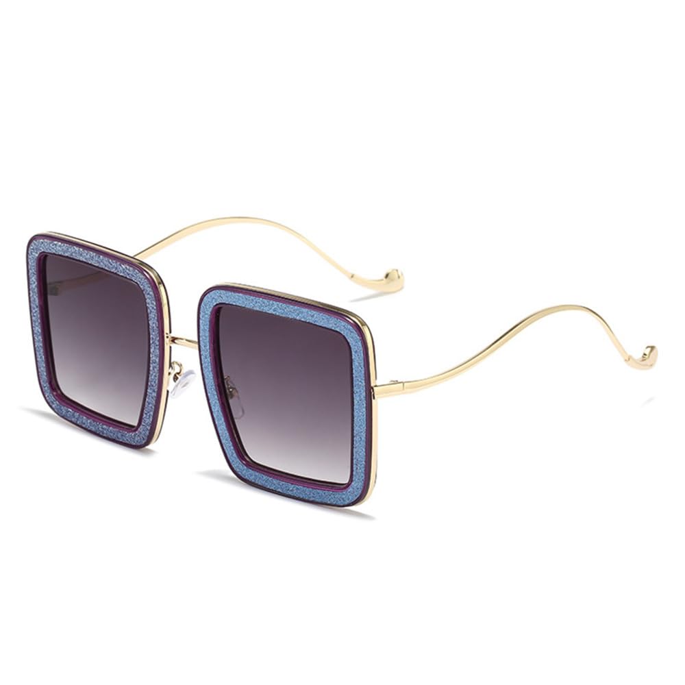 Sonnenbrille Damen farbig schwarz übergroße Sonnenbrille Herren UV400 Tönung Shades Brillen