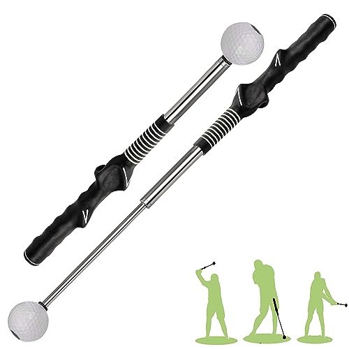 Retractable Golf Swing Training Aid,...