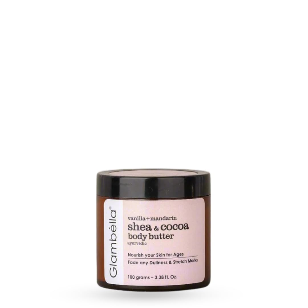 Ayurvedic Body Butter for Dry Skin | For Both Women and Men (100g) | Shea Butter Moisturizer, Cocoa Butter, and Ayurvedic Ingredients | Suitable for All Skin Types