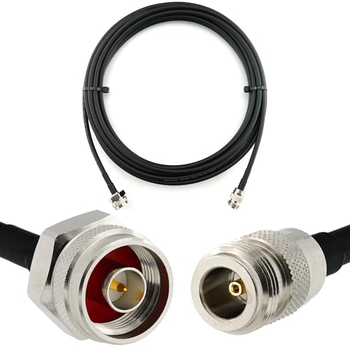 Câble coaxial N mâle N femelle 12m connectez votre routeur WiFi à l'antenne extérieure