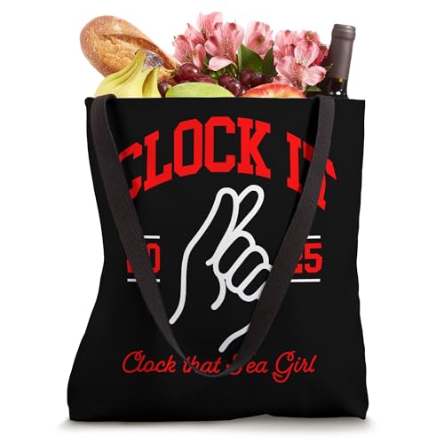 Bolso tote Clock It miniatura 4
