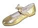 Zapatos de bailarina para niñas con adornos de mariposa, color dorado, color...