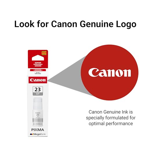 Image of Canon GI-23 Genuine Gray Ink Bottle, Compatible with Megatank G620 Printers
