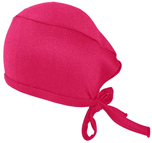 MediChic Stretch Unisex Scrub Cap, Fuchsia, One Size