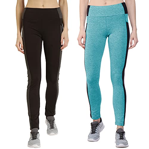 Image of CHKOKKO Women's High Rise Yoga Track Pants Stretchable Sports Tight