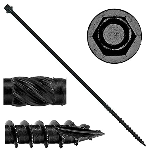 Heavy Duty Black Timber Landscaping Screws