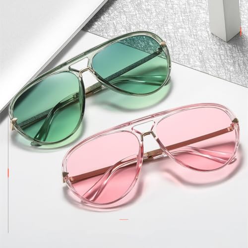 Lunettes de soleil tendances femmes : grand format rétro chic - 3