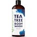 Tea Tree Body Wash Antibacterial - Antifungal Bodywash Tee Tree Essential Oil Soap Cleanser All Natural 100% Pure Shower Gel - Jock Itch Defense Acne Athletes Foot Odor Eczema Ringworm Treatment Men