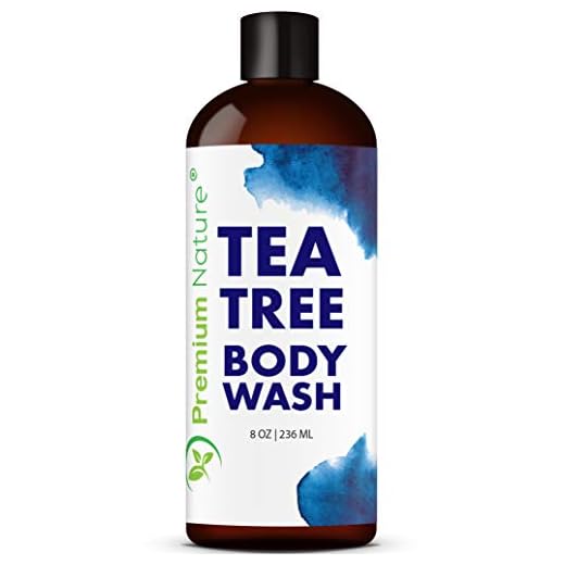 Tea Tree Body Wash Antibacterial - Bodywash Tee Tree Essential Oil Soap Cleanser All Natural 100% Pure Shower Gel (8 oz)