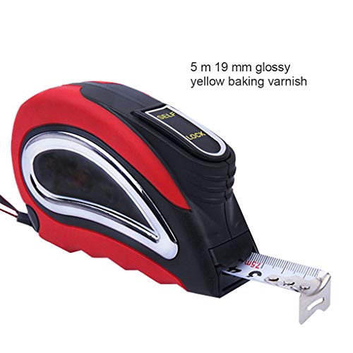 Meisijia Stahl Bandmaß 3meter / 5m / 7.5m Metrisch Imperial Retractable Maßband, einziehbare Maßband Selbstsichernde Band Ruler