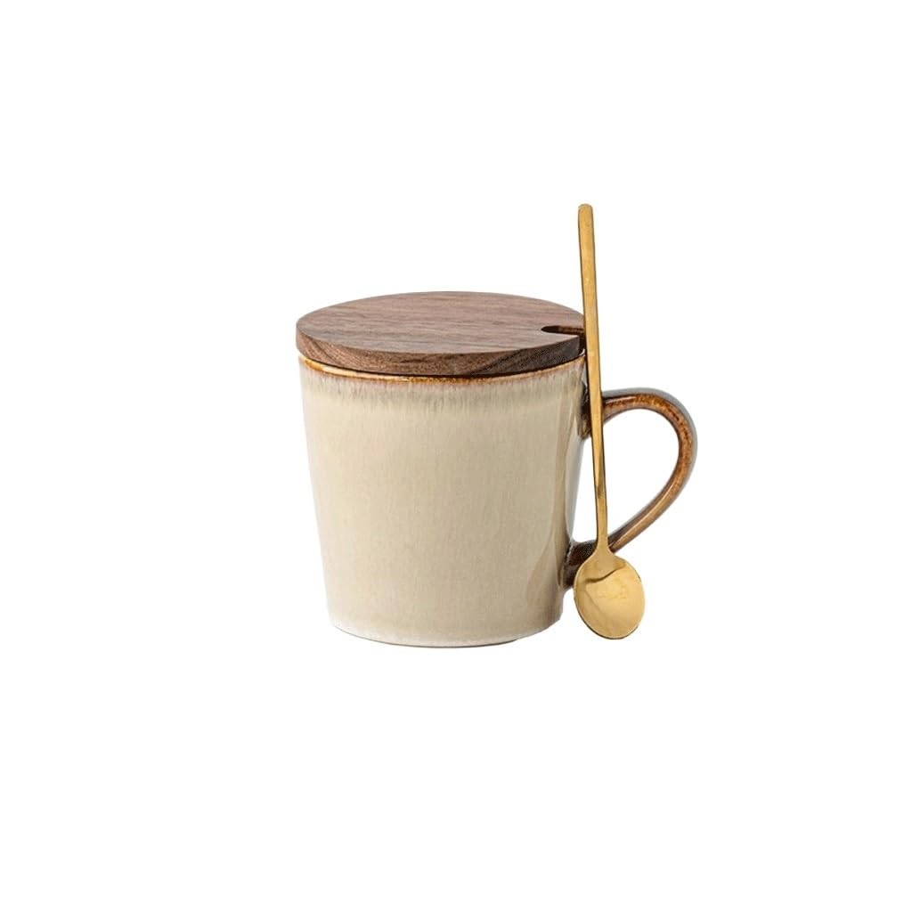 Tazas Cafe Taza De Cerámica Retro Taza De Café Americana Simple Mug Cups