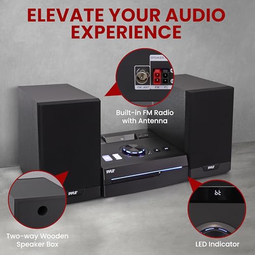 Pyle PHSKR26 Home Stereo Shelf System thumb #4