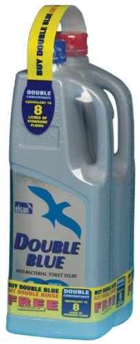 Elsan Double Toilet Fluid - Blue, 2 Litres-free double rinse (2 litre)