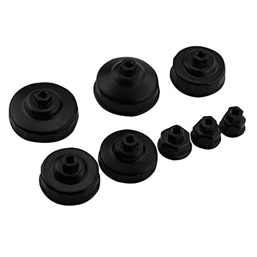 Lot de 9 clés à filtre à pour moteur