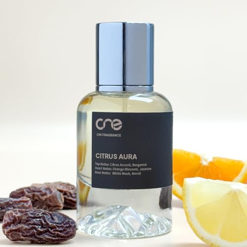 CN1 Fragrance Citrus Aura Eau de Parfum, Unisex Perfume Spray,