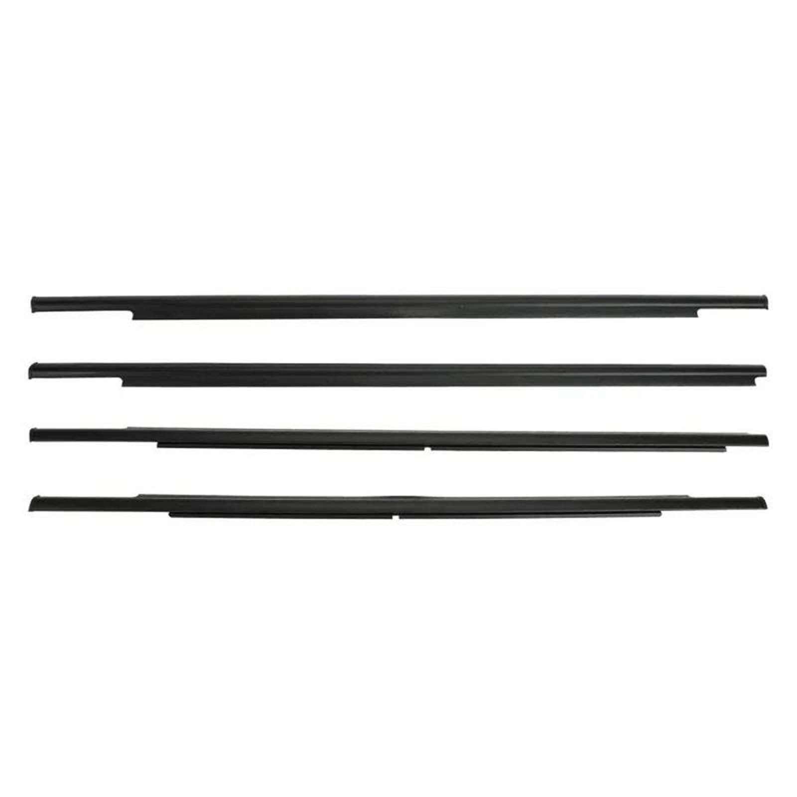Trfbd Color2: 13-18 Car Window Weatherstrip Side Glass Sealant Strip Wheather Moulding For Mitsubishi For Outlander 2007-2012/2013-2018 Rubber(Color2: 13-18)