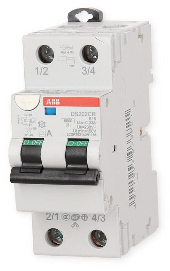 FI/LS-Schalter ABB DS202CRA-B16/0,03