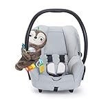 Bright Starts Slingin’ Sloth Travel Buddy On-The-Go Plush Attachable Stuffed Animal Infant Toy,...