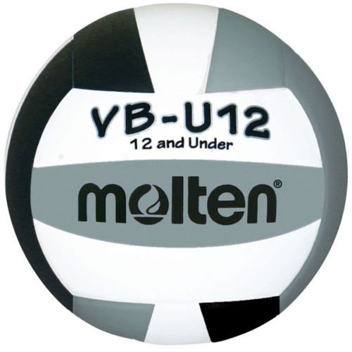 MoltenLightweight Youth Volleyball - Black/White/Silver