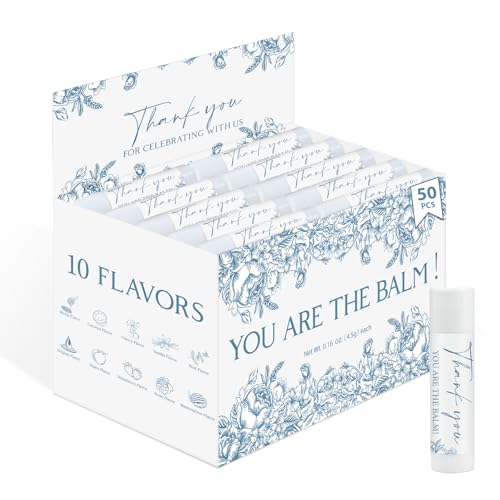 ElasignShopo 50 Pack Graduation Lip Balms Party Gifts Bulk Congrats Grad Class of 2026 You Are The Balm School College Inspirational Graduation Gifts for Students Her Him Women Men Friends Classmates, Black