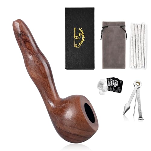 Joyoldelf Juego de mini pipas de tabaco – Pipa de fumar de palisa...