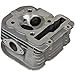 RedCap 170cc Gy6 61mm Big Bore Cylinder Head Assembly for Gy6 169cc & 200cc Engines TANK 200, TaoTao Bull 200 With 57mm Stud Spacing - Type K-block Superiority (Engine LF161QMK)