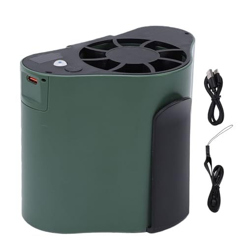 Ventilador de cuello portátil en ABS con pantalla digital para viajar con total comodidad 6