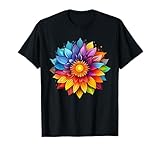 Sunflower Design for Women Men Flower Graphic Tee T-Shirt