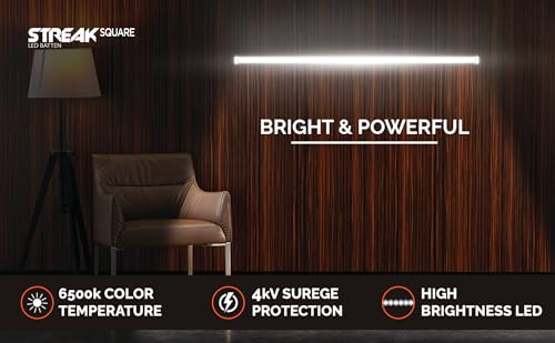 Image of Halonix 20W LED Batten /Led Tubelight | 2-ft Tubelight for Living Room & Bedroom | Cool day light | Pack 2