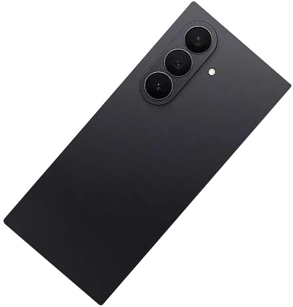 Maybufly Z Fold 7 Back Glass Cover Housing Door Replacement for Samsung Galaxy Z Fold 7 All Versions with Camera Lens Cover,Tape Parts + Tool (JetBlack) by Maybufly - Used condition - Image 2