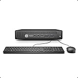 HP Prodesk 600 G2 Mini PC Desktop, Micro Computer, Core i5-6500T 3.1GHz, 16GB RAM, 256GB SSD, Wired Keyboard, 4K Support, Wifi, Bluetooth, Win10 pro (Renewed)