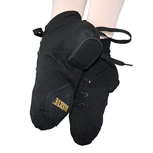 Danzcue Womens Canvas Lace up Jazz Boot Shoes3