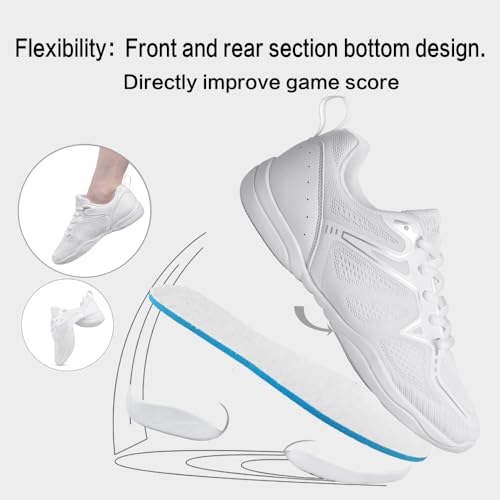 Image of Cheer Shoes Women Cheerleading Dance Shoes Fashion Sneakers Athletic Sport Training Lace Up Shoes for Gilrs